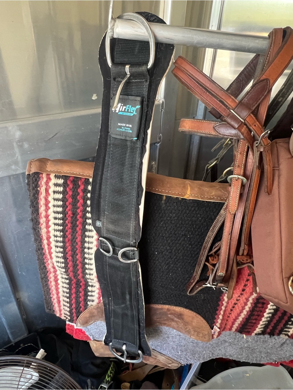 Black Western Cinch/Girth for horses